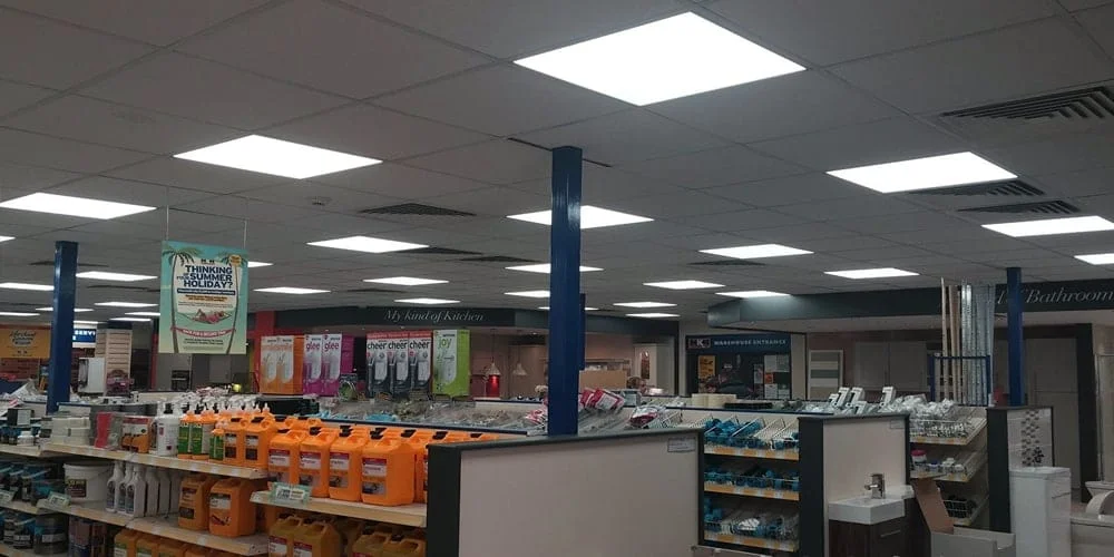 Плоская LED-панель для супермаркетов