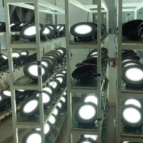 Проверка работы промышленных LED-светильников
