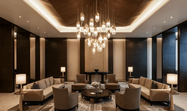 LED hotel con iluminación empotrada