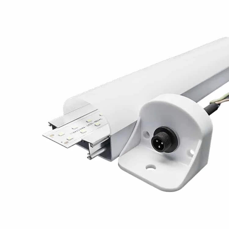 Соединяемый линейный LED-светильник для склада