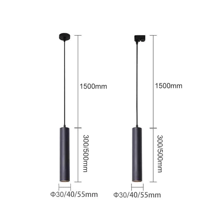 Подвесной LED-даунлайт 5W | Чёрный, белый и золотой
