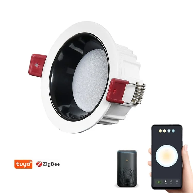 Умный встраиваемый светодиодный даунлайт Zigbee Tuya 7W-25W