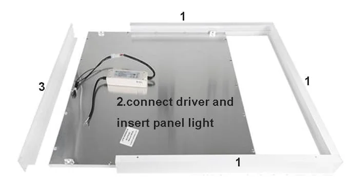 Руководство по накладному монтажу LED-панелей